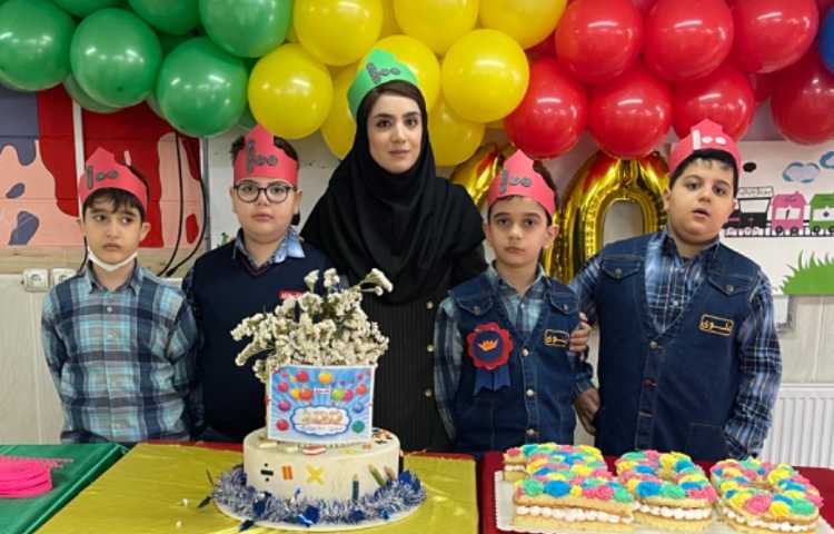 جشن با شکوه یادگیری عدد 100 دانش آموزان پایه دوم 31