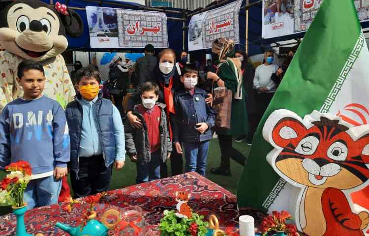 جشن بزرگ عید نوروز (اقوام ایرانی ) دبستان علوی تهران شعبه غرب 11