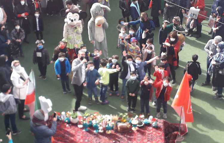 جشن بزرگ عید نوروز (اقوام ایرانی ) دبستان علوی تهران شعبه غرب 20