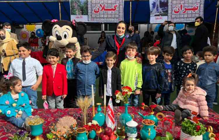 جشن بزرگ عید نوروز (اقوام ایرانی ) دبستان علوی تهران شعبه غرب 9