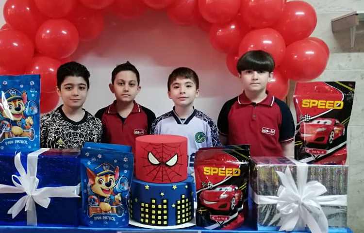 جشن تولد دانش آموزان فروردینی