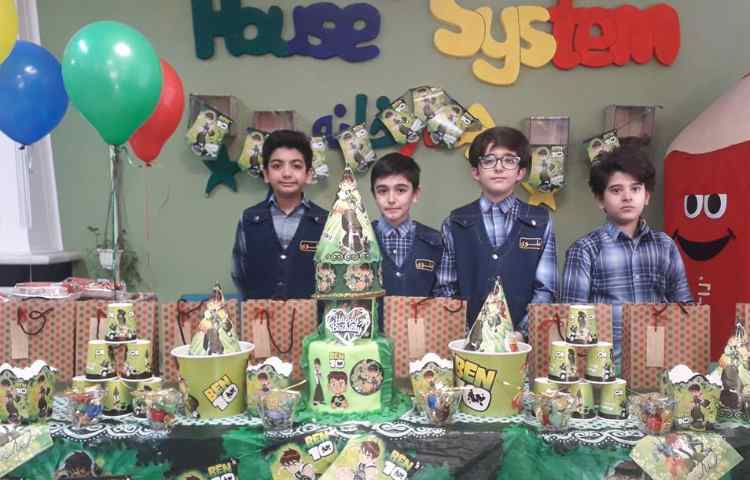 جشن تولد متولدین اسفند ماه دبستان علوی 6