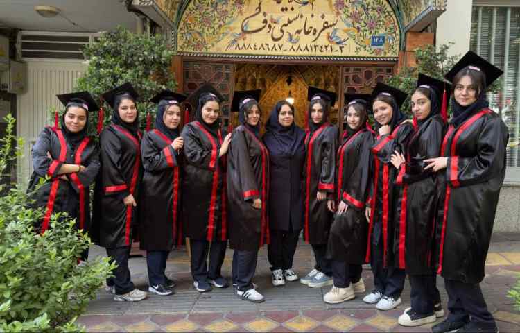 جشن فارغ التحصیلی دانش آموزان پایه دوازدهم