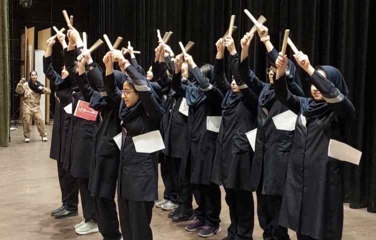 جشن نوروز شعبه دخترانه مرکز 7