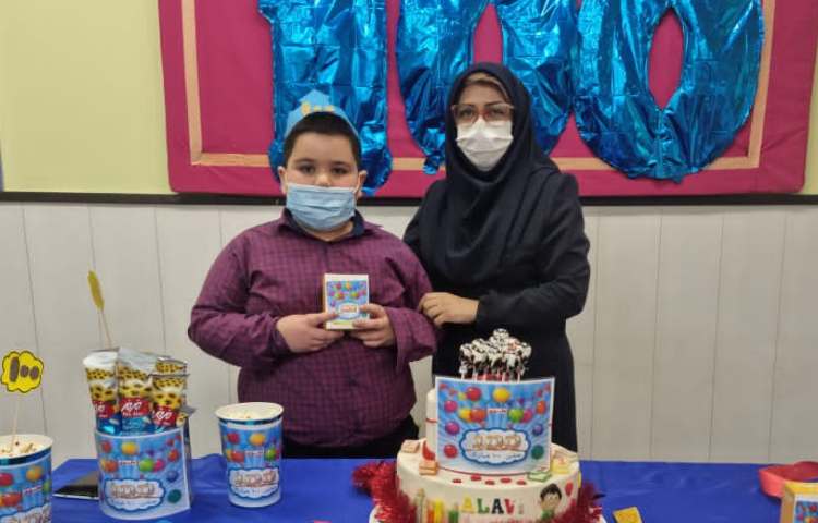 جشن یادگیری عدد 100 7