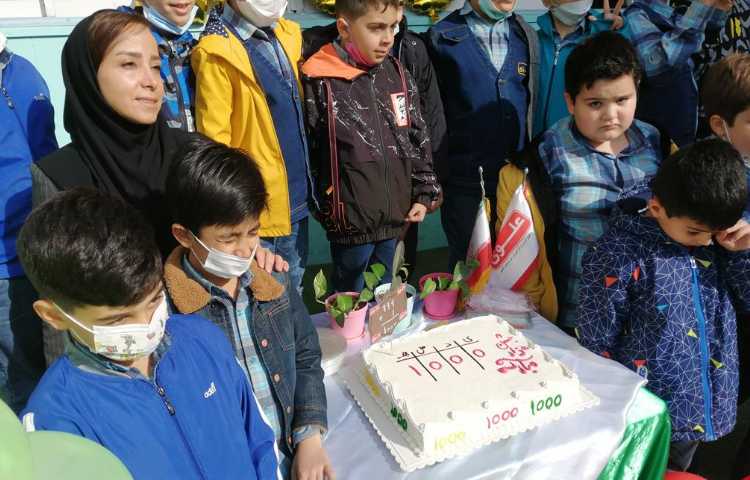 جشن یادگیری عدد 1000 پایه سوم دبستان 19