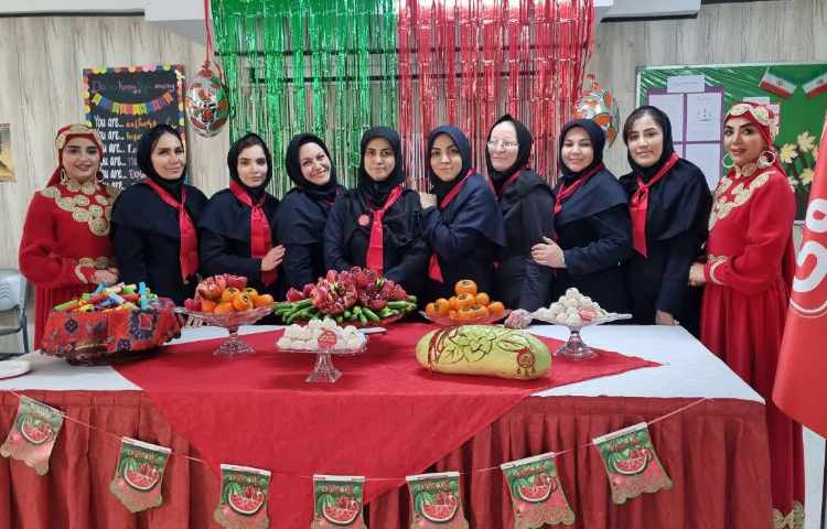 جشن یلدا دبیرستان علوی با حضور دانش آموزان 1403-1402 1