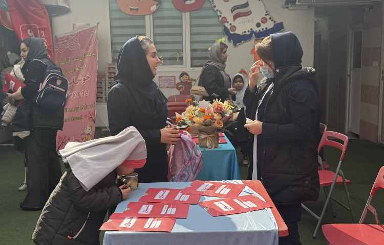 جلسه ارائه کارنامه نیمسال اول و نمایشگاه فعالیت های فوق برنامه 55