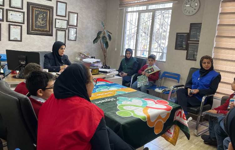 جلسه شورای دانش آموزی طرح چهارخانه 1