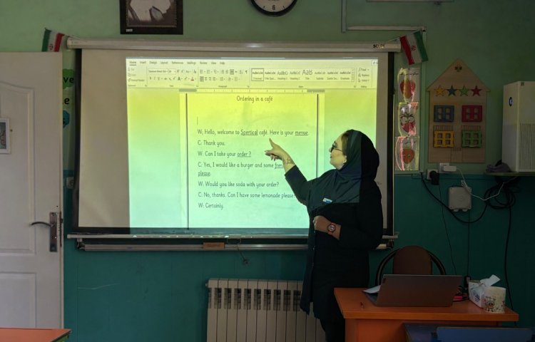جلسه گروه زبان با سوپروایزر