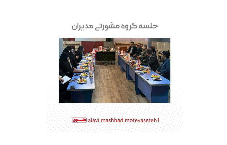 جلسه گروه مشورتی مدیران 1