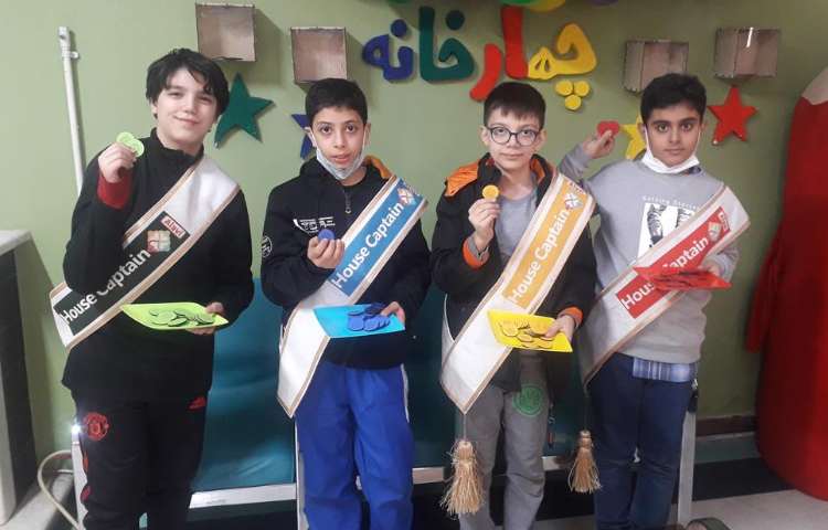جمع آوری امتیازهای طرح چهارخانه هفته اول بهمن ماه دبستان علوی 10