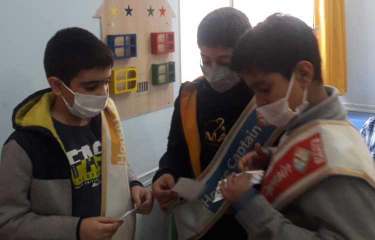 جمع آوری امتیازهای طرح چهارخونه هفته سوم دبستان علوی 1