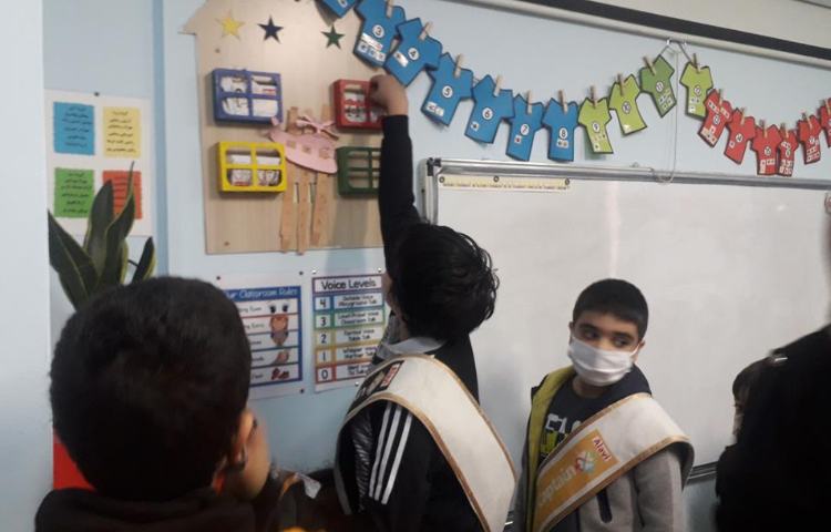 جمع آوری امتیازهای طرح چهارخونه هفته سوم دبستان علوی 4