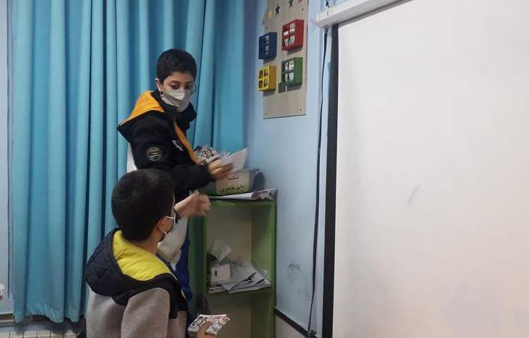 جمع آوری امتیازهای طرح چهارخونه هفته سوم دبستان علوی 7