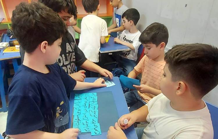 جمله سازی با مرتب کردن جمله های در هم ریخته 2