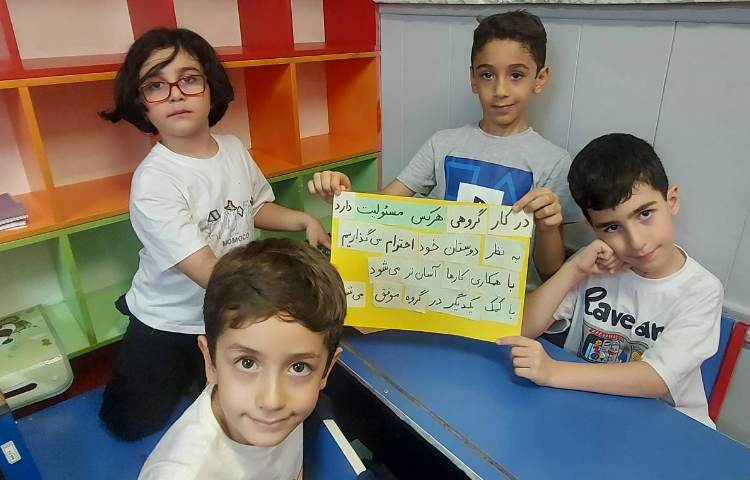 جمله سازی با مرتب کردن جمله های در هم ریخته 3