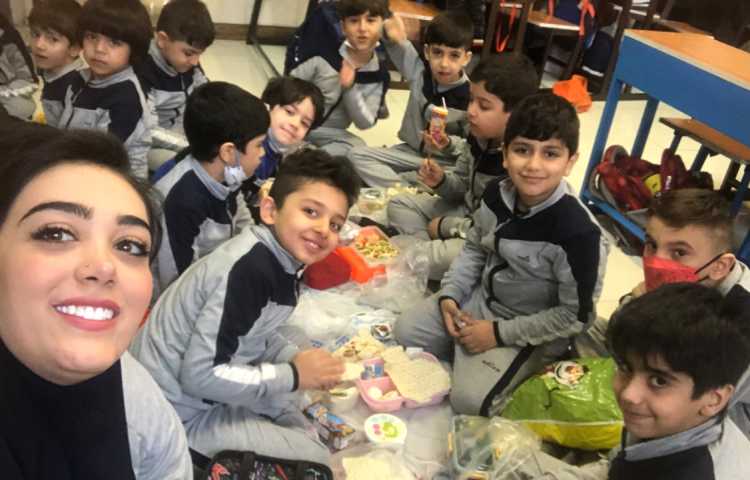 جهت تفهیم نشانه (ص) دانش‌اموزان صبحانه سلامت میل کردند 1