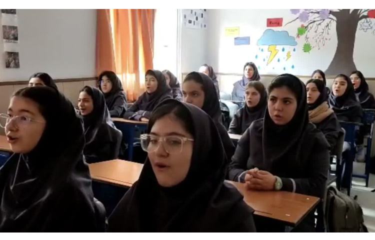 حافظ خوانی دانش آموزان پایه هفتم 2