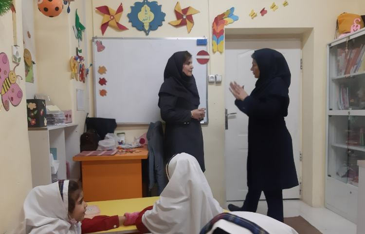 حضور بارزس موسسه علوی و بازدید از روند فعالیت آموزشی پایه پیش دبستان 1