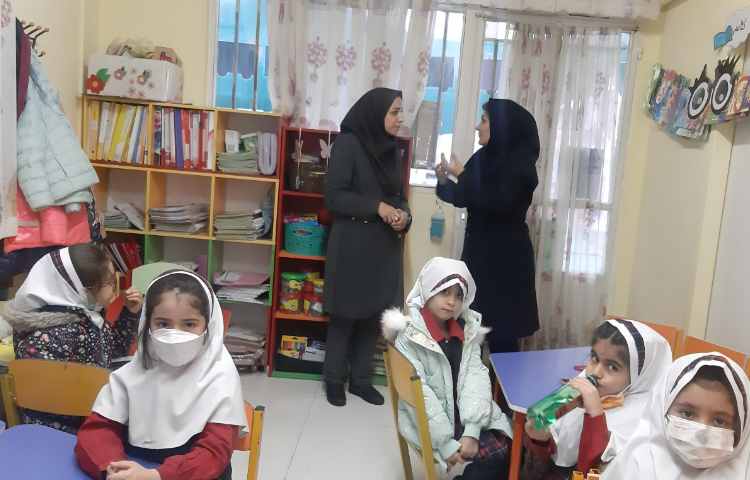 حضور بارزس موسسه علوی و بازدید از روند فعالیت آموزشی پایه پیش دبستان 2