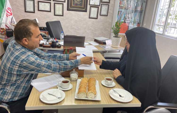 حضور بازرسین محترم آموزش و پرورش و بررسی فعالیت های آموزشی، پرورشی و بهداشتی 1