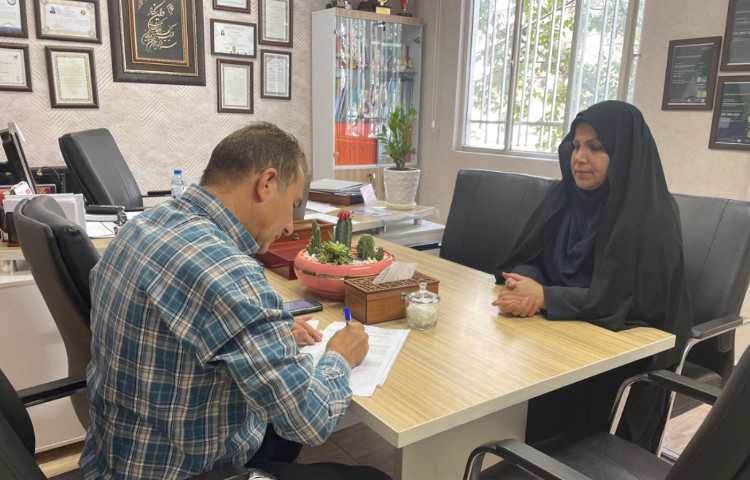 حضور بازرسین محترم آموزش و پرورش و بررسی فعالیت های آموزشی، پرورشی و بهداشتی 3