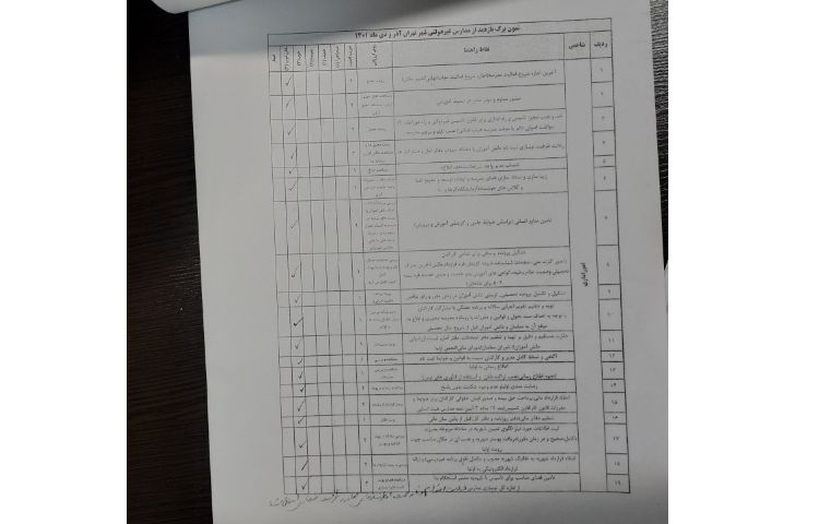 حضور بازرس محترم آموزش و پرورش شهر تهران و بازدید از امور مدرسه 5