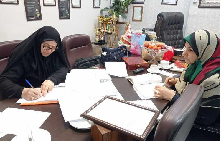 حضور بازرس محترم اداره آموزش و پرورش 1