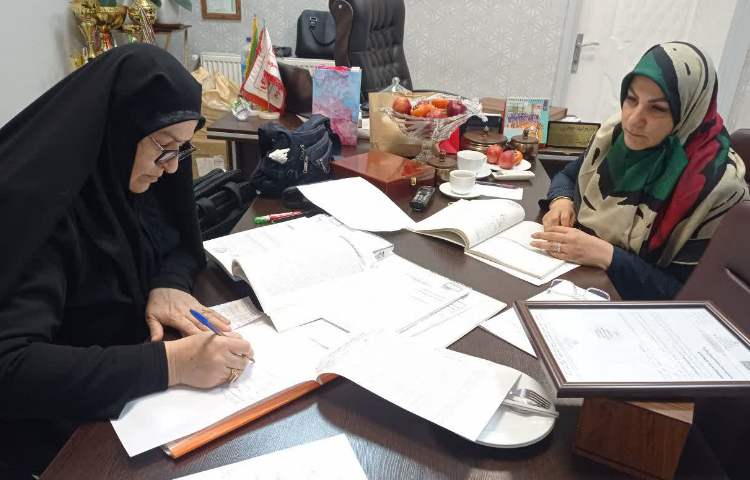 حضور بازرس محترم اداره آموزش و پرورش 3