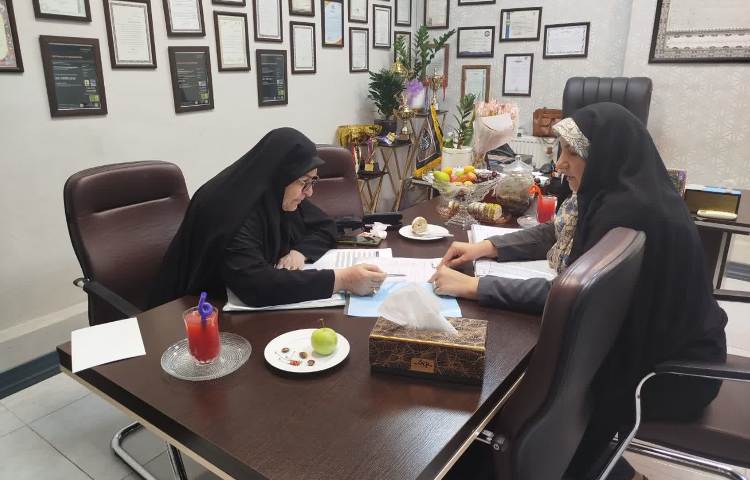 حضور بازرس محترم اداره کل آموزش و پرورش 1