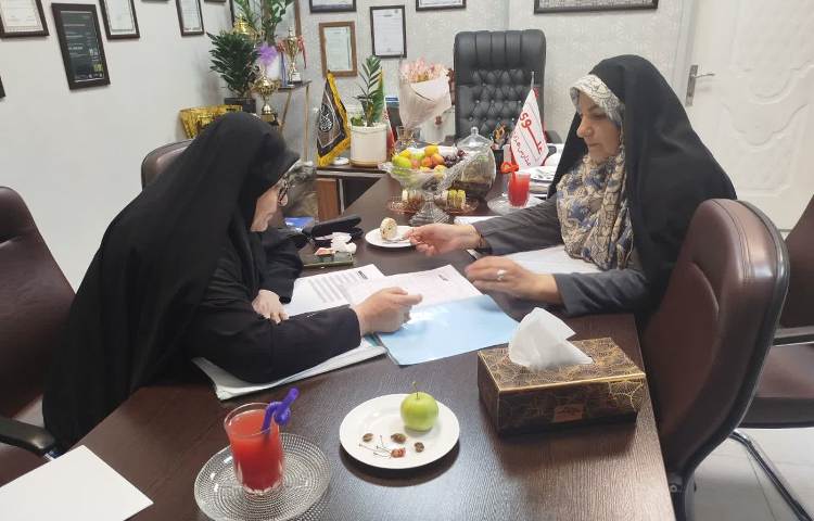 حضور بازرس محترم اداره کل آموزش و پرورش 3