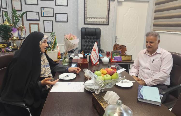 حضور بازرس محترم اداره کل آموزش و پرورش 4