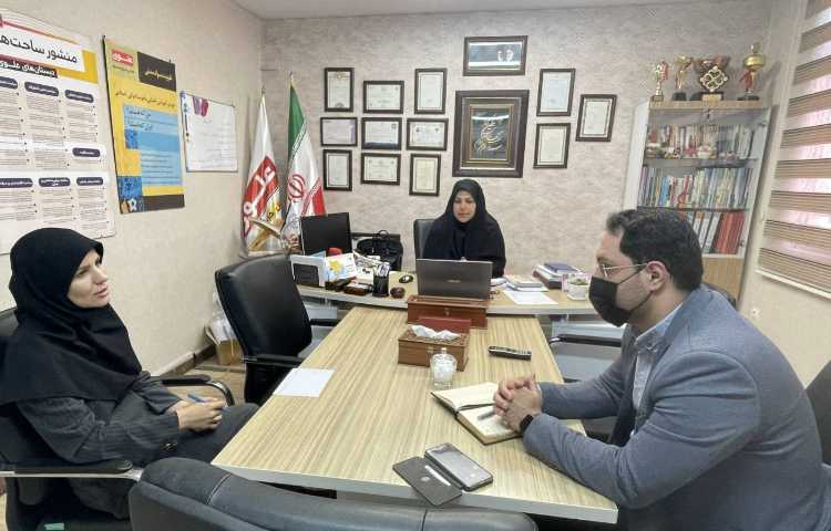 :حضور بازرس محترم ارزیابی عملکرد آموزش و پرورش و بازدید از فعالیت های مدرسه 2