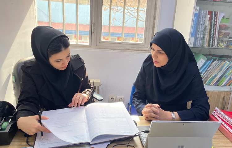 حضور بازرس محترم مرکز و بازدید از فعالیت‌های آموزشی 1