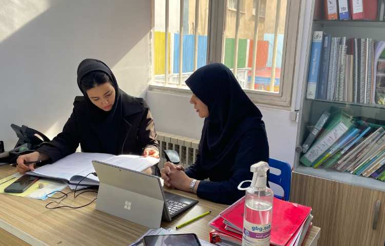 حضور بازرس محترم مرکز و بازدید از فعالیت‌های آموزشی 2