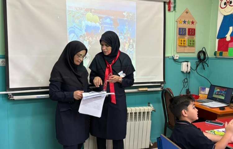 حضور بازرس محترم واحد ارزیابی عملکرد موسسه علوی 1