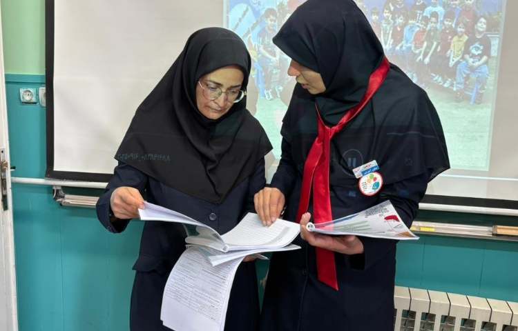 حضور بازرس محترم واحد ارزیابی عملکرد موسسه علوی 2