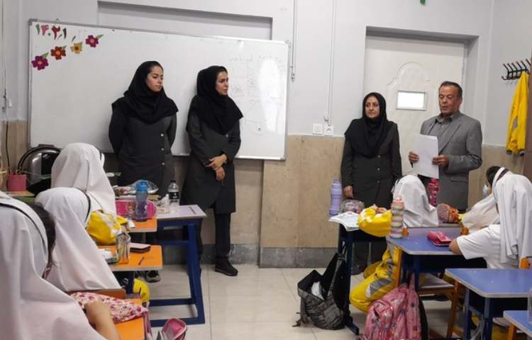 حضور بازرس موسسه علوی