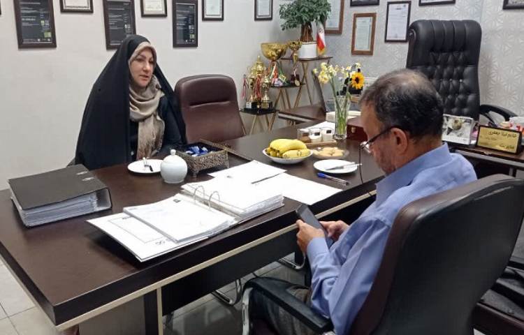 حضور بازرس موسسه علوی