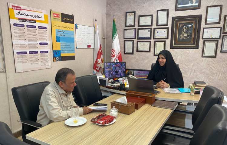 : حضور جناب آقای خسروپناهی/بازرس محترم کنترل کیفیت موسسه علوی