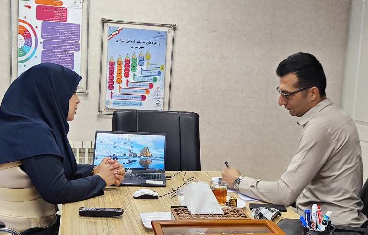 حضور جناب آقای عباس نژاد /بازرس محترم کنترل کیفیت موسسه علوی 3