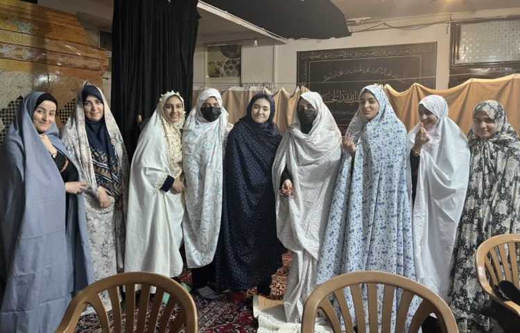 حضور دانش آموزان در مسجد