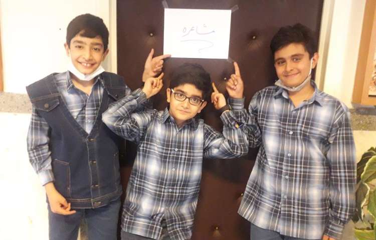 حضور دانش آموزان منتخب دبستان علوی جهت مسابقه مشاعره منطقه 5 آموزش و پرورش 4
