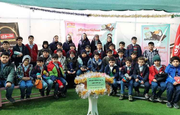 حضور دانش آموزان منتخب در مسابقات سودوکو بین شعب علوی 4