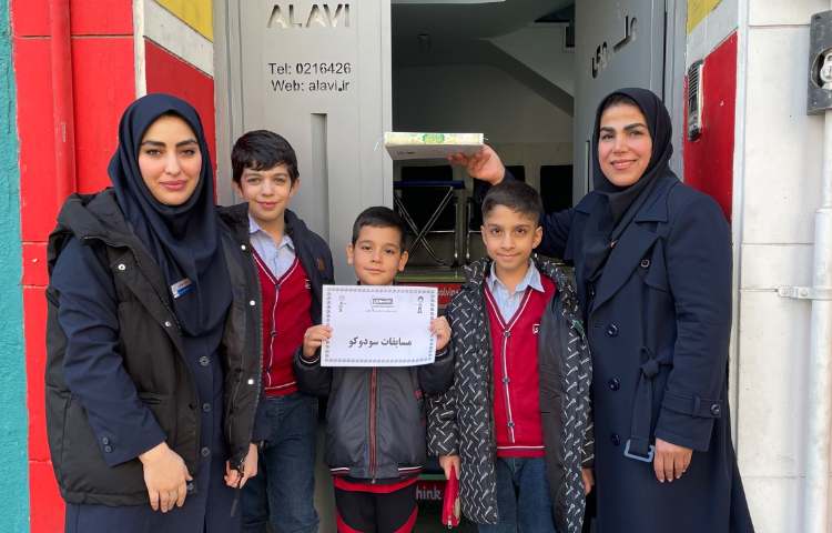 حضور دانش آموزان منتخب شعبه، در مسابقات علمی سودوکو 5