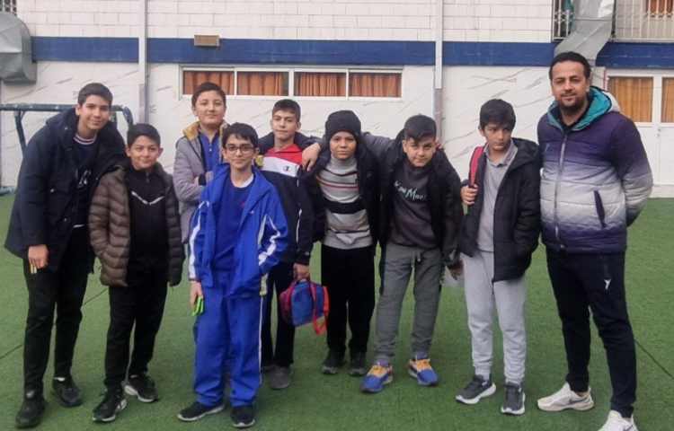 حضور دانش آموزان منتخب ورزشی در مسابقات ورزشی در سطح منطقه 5 تهران
