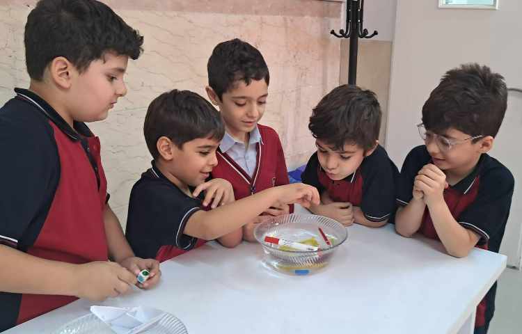 حضور در فضای آزمایشگاه و انجام آزمایش 4