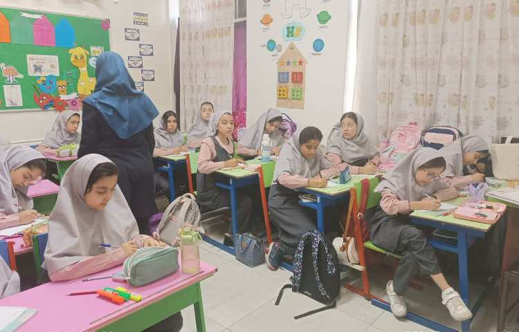 حضور معاون آموزشی در پایه پنجم 3