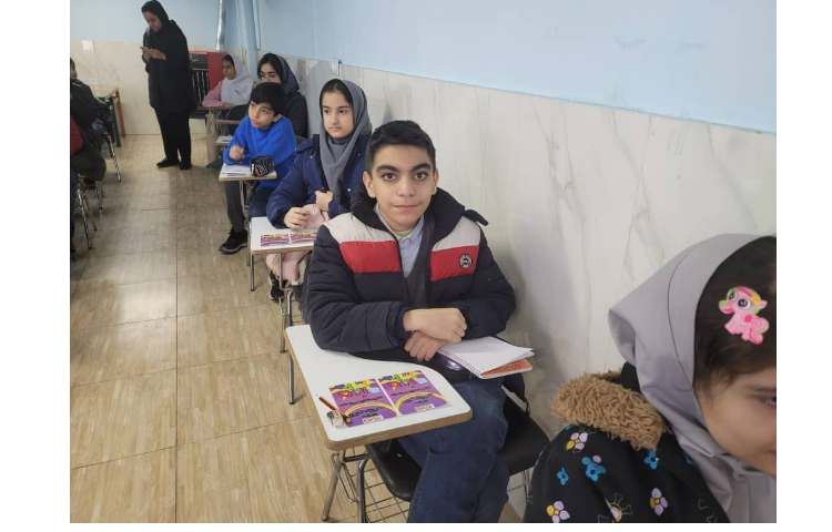 حضور منتخبین مسابقات آقای ریاضی از مدرسه سردار جنگل در مرحله بین شعب علوی 3